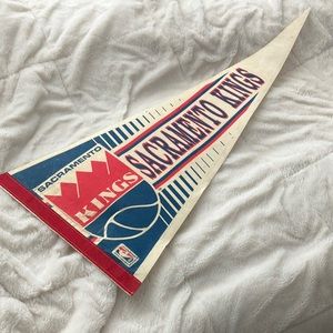 Vintage Sacramento Kings pennant